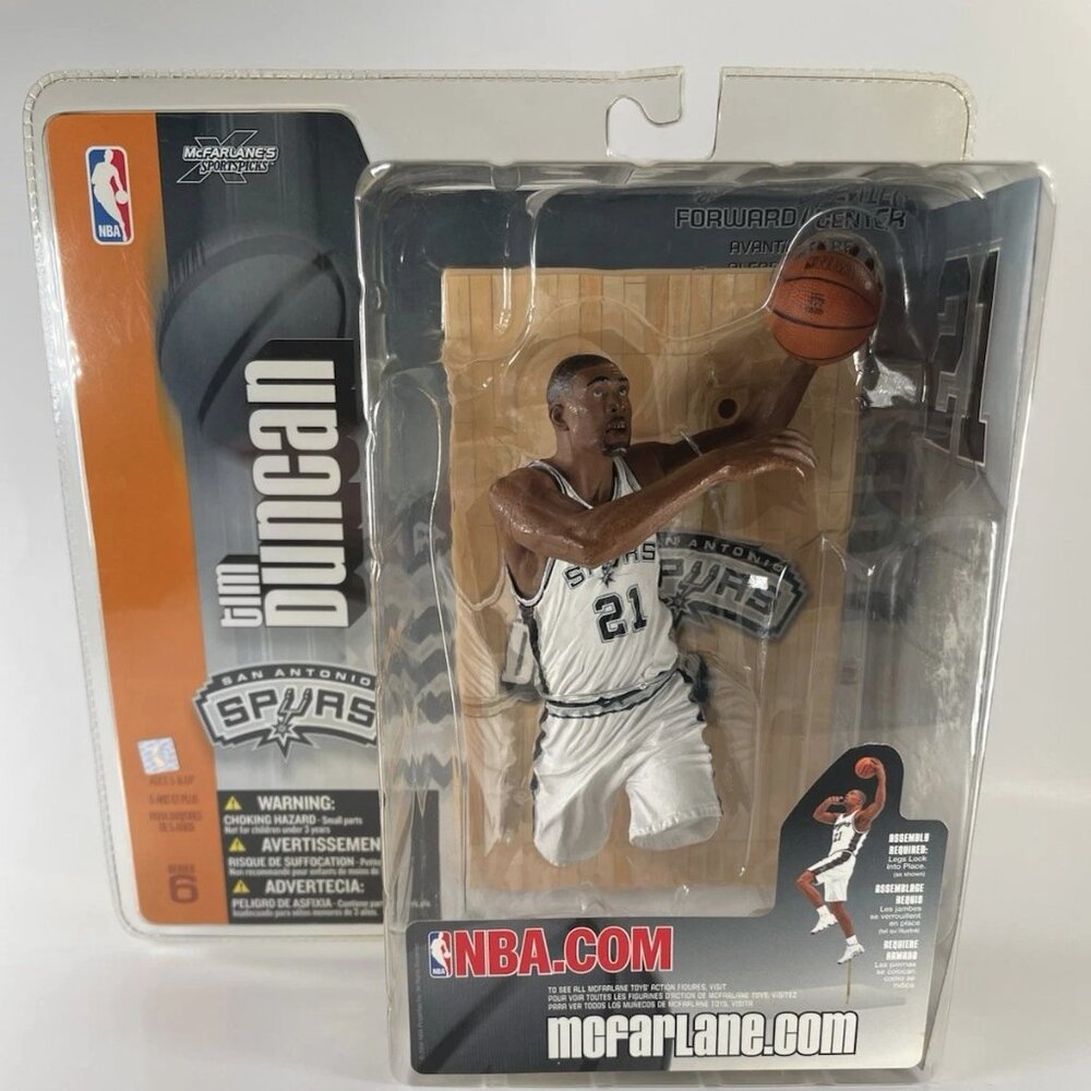 McFarlane Sports Picks NBA Series 6 San Antonio Spurs TIM DUNCAN